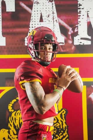Jordan Smith on his visit to Tuskegee. (COURTESY)