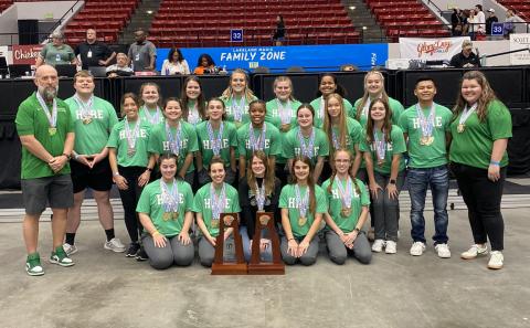 Suwannee's girls weightlifting team won the Class 1A state titles in the traditional and Olympic on Saturday. (COURTESY)