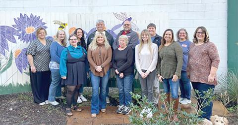 Lafayette County’s Beverly Fountain (Health Department), Daryl Fletcher (Lafayette County School District), Melissa Shaw and Shawn Jackson (UF/IFAS Lafayette County Extension) were four of 13 North Florida individuals to complete the SFP facilitator training. (COURTESY)
