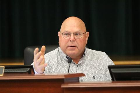 Rocky Ford, the Columbia County Commission chairman, said a workshop was needed quickly to help meet the timeline for concerns to be filed on the proposed flood maps. (JAMIE WACHTER/Lake City Reporter)