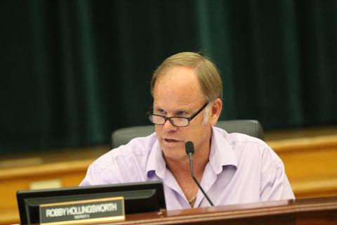 Commissioner Robby Hollingsworth said the city needed to help fund recreation at Richardson Community Center if the county takes the facility. (JAMIE WACHTER/Lake City Reporter)