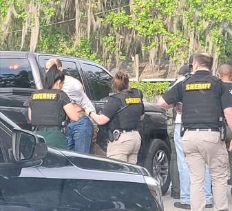 Selwyn Yomar Diaz Diaz was arrested Friday evening by the Columbia County Sheriff’s Office when he arrived in Lake City to meet with teen. (COURTESY)