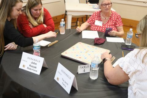 The Lake City Garden Club Scrabble Tournament was held at the Club House on Lake Isabella. (MORGAN MCMULLEN/Lake City Reporter)