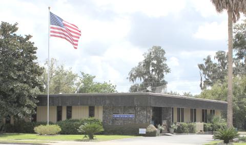 The office and property of the Lake City Reporter has been sold to Columbia County. The 11,000 square foot building located at 180 E. Duval St., downtown across from the courthouse, will house three county departments that currently are spread out at various locations. (TODD WILSON/Lake City Reporter)