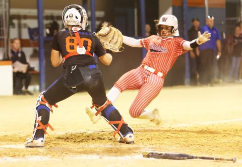 Williston scored two runs in the top of the seventh inning to rally past Branford for a 4-2 win on Friday in a matchup of the top two teams in Class 1A. (PAUL BUCHANAN/Special to the Reporter)