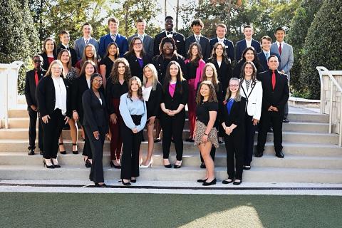 Lafayette FBLA had 31 members compete at the Florida FBLA convention, the most in program history. (COURTESY)