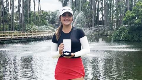 Suwannee High’s Ryan Donaldson tied for second at the Florida Junior Tour’s Saddlebrook 54-hole major over Memorial Day weekend. (COURTESY)