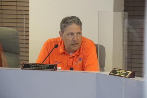 Lake City Councilman Todd Sampson said the city may have to look at other options for filling the building official position in the future because of state regulations. (MORGAN MCMULLEN/Lake City Reporter)