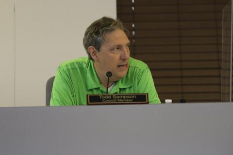 Councilman Todd Sampson said it is ‘ludicrous’ to not require background checks for people around children. (JAMIE WACHTER/Lake City Reporter)