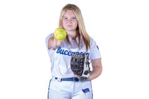 Branford pitcher Laila Arnold is the LCR’s Softball Player of the Year. (STUDIO 386 PHOTOGRAPHY)