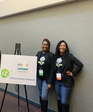 Jennifer Malivert (from left) and Nicole Bryant, co-founders of the RAVTAV (Reach a Vet, Teach a Vet) program designed to help women veterans find services and resources, will conduct a presentation on Monday at the Malcolm Randall VA Auditorium in Gainesville. (COURTESY)