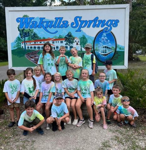 The Lafayette County 4-H Clover Buds took a field trip to Wakulla Springs during summer day camp. (COURTESY LAFAYETTE 4-H