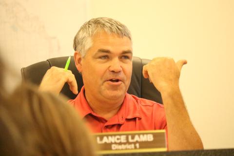 Lafayette County Commissioner Lance Lamb encouraged the Lafayette County Chamber of Commerce to hold Pioneer Day. (JAMIE WACHTER/Lake City Reporter)