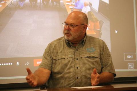 Columbia County Commissioner Rocky Ford said the North Florida Regional Utilities advisory committee, which had previously met informally, has established that the four counties are interested in working together on utility needs. (JAMIE WACHTER/Lake City Reporter)