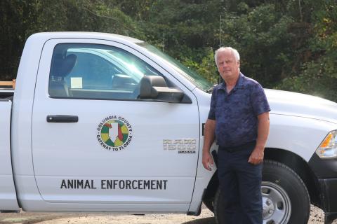 Tom Wormuth and Columbia County’s animal enforcement department are ready for business, starting Sunday. (JAMIE WACHTER/Lake City Reporter)