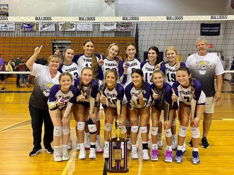 Columbia won the Lady Bulldog Invitational at Bell on Saturday. (COURTESY)