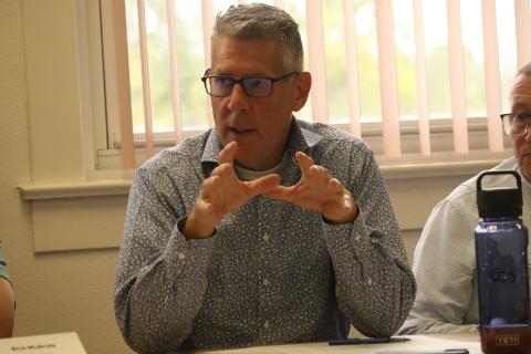 Columbia County Assistant Superintendent Todd Widergren said the district is on path for construction to begin June 2024 on a new school at Niblack Elementary. (JAMIE WACHTER/Lake City Reporter)