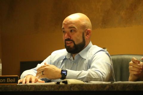 Lake Shore Hospital Authority Trustee Brandon Beil said the authority should ‘maybe think outside the box’ on providing care to the indigent population, including paying transportation costs for doctor visits. (JAMIE WACHTER/Lake City Reporter)