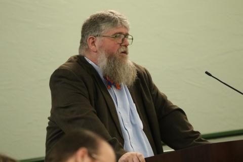 Third Judicial Circuit Public Defender Cliff Wilson voiced opposition Monday to the proposal to consolidate the state’s judicial circuits. (JAMIE WACHTER/Lake City Reporter)