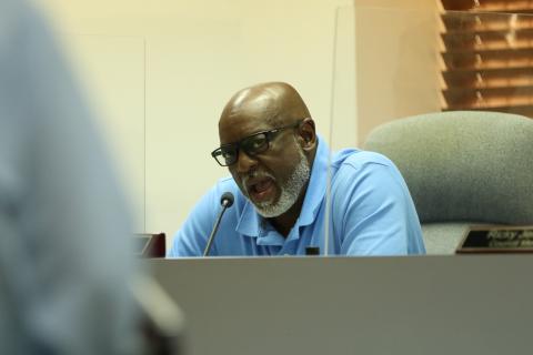 Lake City Councilman Jake Hill Jr. voted against a grant to help HAECO, saying the company always wants help and never works with the city. (JAMIE WACHTER/Lake City Reporter)