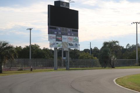 The company that was supposed to complete the track renovations at Columbia High was terminated by the Columbia County School Board on Tuesday. A new contractor, Florida Track and Turf, is expected to complete the project by Jan. 1. (JORDAN KROEGER/Lake City Reporter)