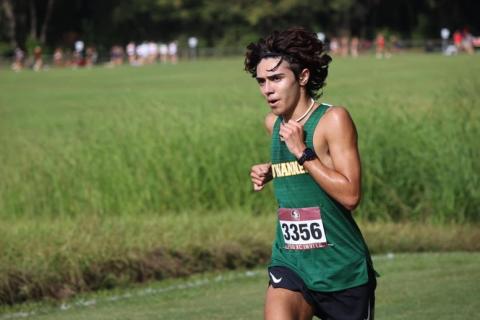 Suwannee runner Morgan Mobley competes at the FSU Invitational on Saturday. (COURTESY)