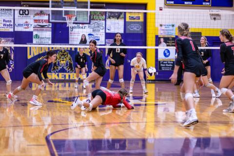 Lafayette fell to Union County in four sets in the Region 3-1A semifinals on Friday night. (JACK HOWDESHELL/Special to the Reporter)