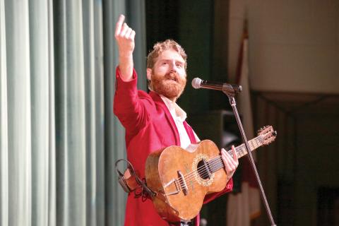 Sean Dietrich, who performed at the Levy Performing Arts Center at Florida Gateway College in 2019, will be back for another show as part of the college’s Campus Vibes: Arts & Music Showcase series next spring. (FILE)