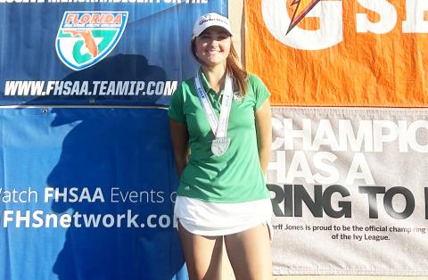 Suwannee golfer Ryan Donaldson placed fifth at the Class 2A state tournament on Wednesday, shooting a 3-over-145 over the two-day event. (COURTESY)
