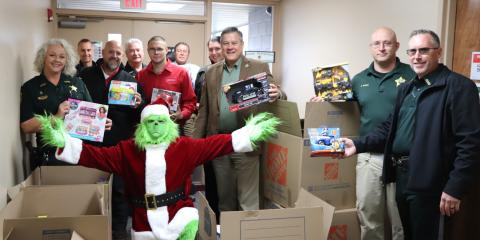 The Columbia County Sheriff’s Office is hosting its ‘Deputy Claus for a Cause’ event for the third time this year, delivering Christmas presents on Dec. 23 to various neighborhoods in the community. (COURTESY)