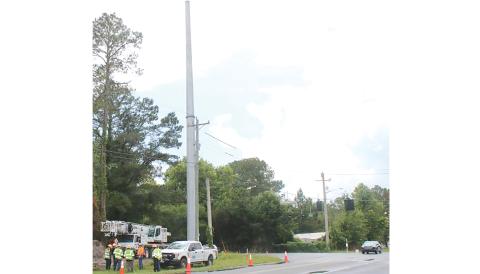 The North Florida Resiliency Connection, constructed in 2021-22, helped elevate Florida Power & Light’s tax payments in Columbia County along with the Sunshine Gateway Solar Energy Center. (FILE)