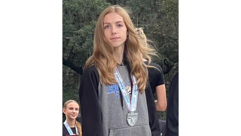 Branford’s Anna Moore is the LCR’s Girls Runner of the Year. (COURTESY)