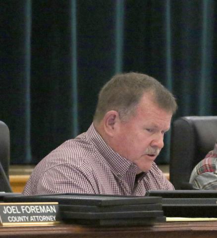 Commissioner Tim Murphy said he was ‘blindsided’ by the Lake City Humane Society’s request for additional funding to take care of the increased number of dogs brought in to the center. (MORGAN MCMULLEN/Lake City Reporter)