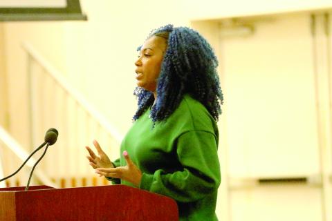 Vanessa George with October Realty and Twentyeight Fourteen, presented a plan last month for a public-private partnership to bring affordable housing into Lake City. George  requested $1 million from the county, which will discuss the topic further Thursday in a workshop. (FILE)