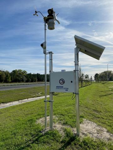 The Florida Department of Transporation recently installed a WeatherStem system on Interstate 10 in Suwannee County. (COURTESY)