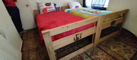 The Lake City chapter of Sleep in Heavenly Peace recently delivered its 100th bed since starting late in 2022. The organization provides beds to children in need to ensure they have a place to sleep. (COURTESY)