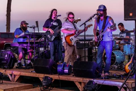 The Bonnie Blue Band, which hails from Brunswick, will make its first appearance at the Spirit of the Suwannee Music Park on Saturday. (COURTESY)
