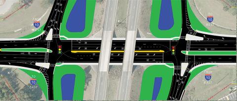 The $15 million project at the Interstate 10 and U.S. Highway 129 interchange is expected to last from next spring through the winter of 2026. (COURTESY FLORIDA DEPARTMENT OF TRANSPORTATION)