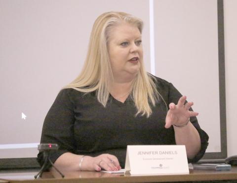 Economic Development Director Jennifer Daniels told the Economic Development Advisory Board on Wednesday that 800 acres on the north side of Lake City has been selected for the Florida First Sites program. (JAMIE WACHTER/Lake City Reporter)