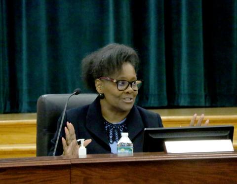 Lake City Councilor Chevella Young said during Monday's meeting that she has heard from a number of parents that they had no plans for their children this summer as she pushed to provide funding for them to attend a camp at Richardson Community Center. (MORGAN MCMULLEN/Lake City Reporter)