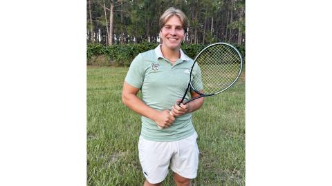 Suwannee’s Evan McMillan is the LCR’s Boys Tennis Player of the Year. (COURTESY)