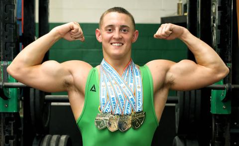 Suwannee’s Sam Wainwright is the LCR’s Boys Weightlifter of the Year. (TAMMY JOHNS/Special to the Reporter)