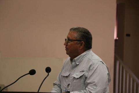 Fred Gaylard, the maintenance director for the Columbia County Schools, recommended the School Board approve a $26.385 million price for the new Niblack Elementary School. (MORGAN MCMULLEN/Lake City Reporter)