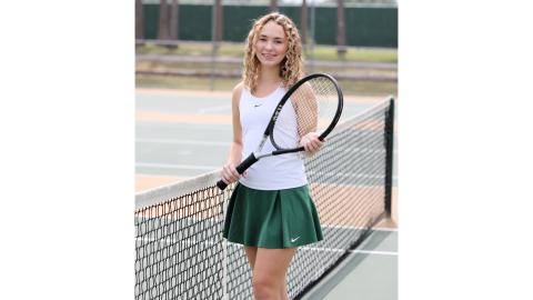 Suwannee’s Madison Dear is the LCR’s Girls Tennis Player of the Year. (TAMMY JOHNS/Special to the Reporter)