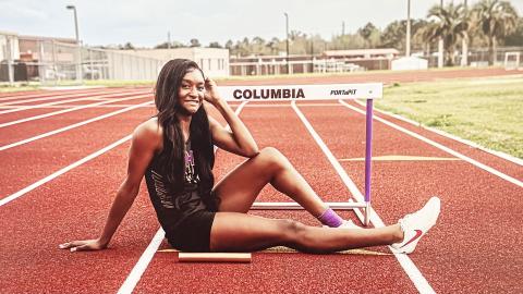 Columbia sophomore J’Liyn Smith is the LCR’s Girls Track & Field Athlete of the Year. (COURTESY )