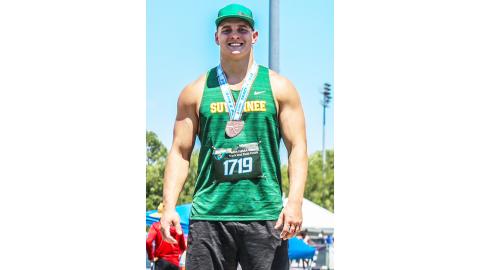 Suwannee senior Will Wainwright is the LCR’s Boys Track & Field Athlete of the Year. (COURTESY)