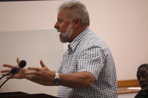 Assistant County Manager Kevin Kirby said he didn’t know what the county could do to fix Rum Island. (JAMIE WACHTER/Lake City Reporter)