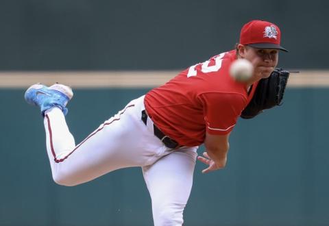 Tyler Myrick pitches for the Richmond Flying Squirrels this season. (COURTESY)