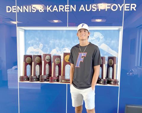 Matthew Jenkins, a Live Oak native and former Lafayette High star, has committed to play baseball at Florida after one year at Santa Fe College. (COURTESY)