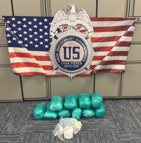 Approximately 10 pounds of crystal methamphetamine and two ounces of fentanyl were seized last week by the Multi-Jurisdictional Drug Task Force. The drugs were bound for Columbia County, according to a months-long investigation. (COURTESY COLUMBIA COUNTY SHERIFF’S OFFICE)
